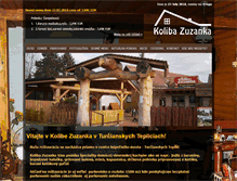 Tablet Screenshot of koliba-zuzanka.sk